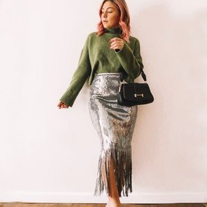 Sequin skirt
